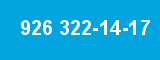 926 322-14-17